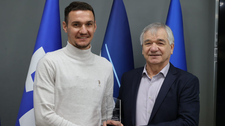 Andrei Martin și Dumitru Celeadnic, premiați de FMF