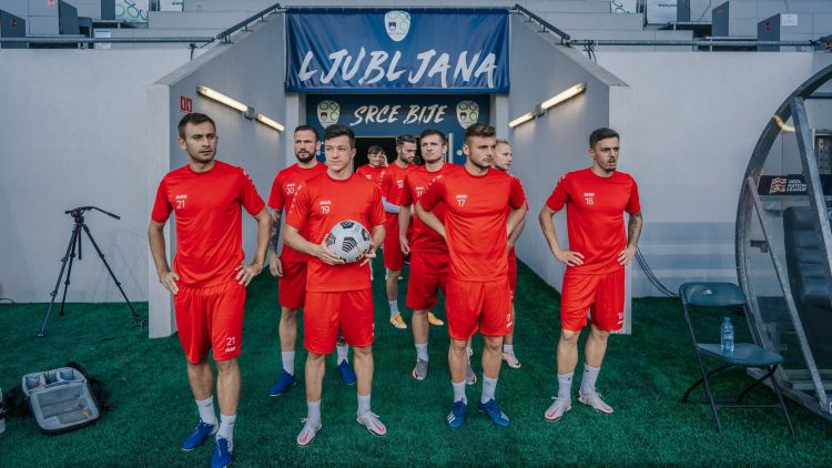 Antrenamentul oficial al Moldovei înaintea meciului cu Slovenia (foto)