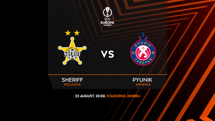 AVANCRONICĂ. Sheriff joacă astăzi în UEFA Europa League