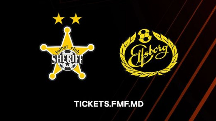 Bilete la meciul FC Sheriff – IF Elfsborg (SUEDIA)
