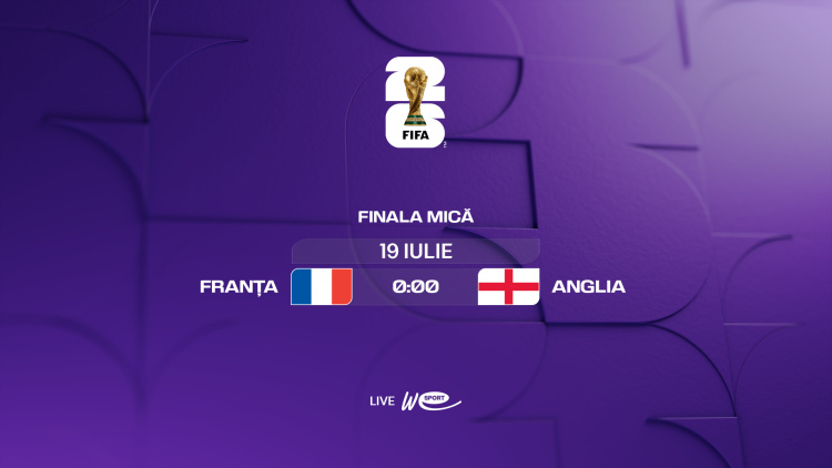 Campionatul Mondial 2026. Finala mică: Franța - Anglia, LIVE la WE SPORT TV