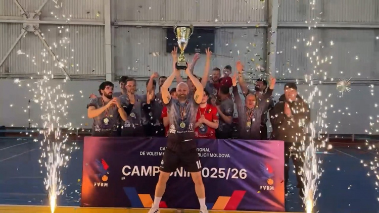 CNSM-USM, campioana Moldovei la volei
