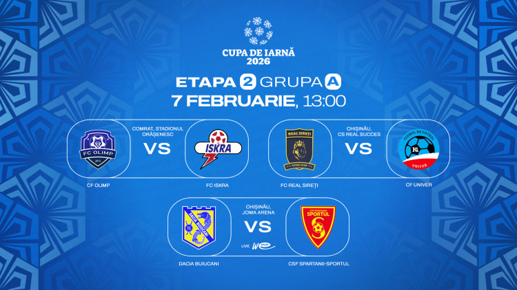 Cupa de Iarnă 2026. Programul meciurilor din etapa a 2-a