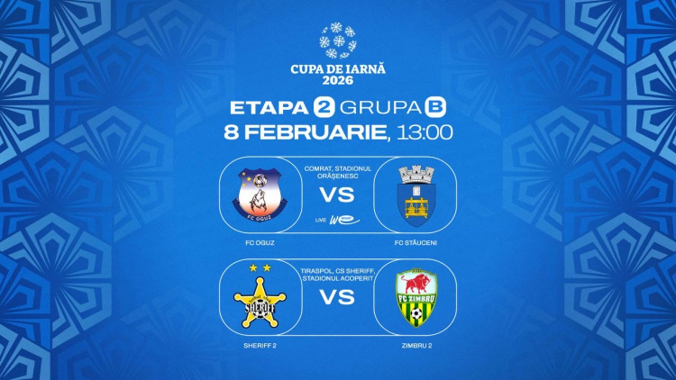 Cupa de Iarnă 2026. Programul meciurilor din etapa a 2-a