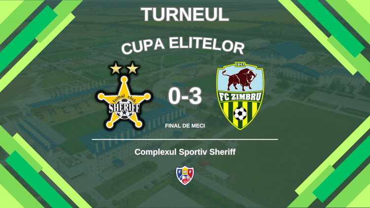 Cupa Elitelor 2025. FC Sheriff - FC Zimbru 0-3
