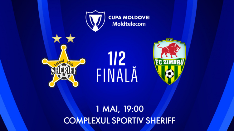 LIVE. Cupa Moldovei Moldtelecom. FC Sheriff - FC Zimbru