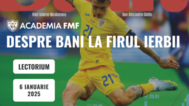 Educație financiară pentru fotbaliști – Lectoriumul Academiei FMF despre manualul „Despre bani la firul ierbii”