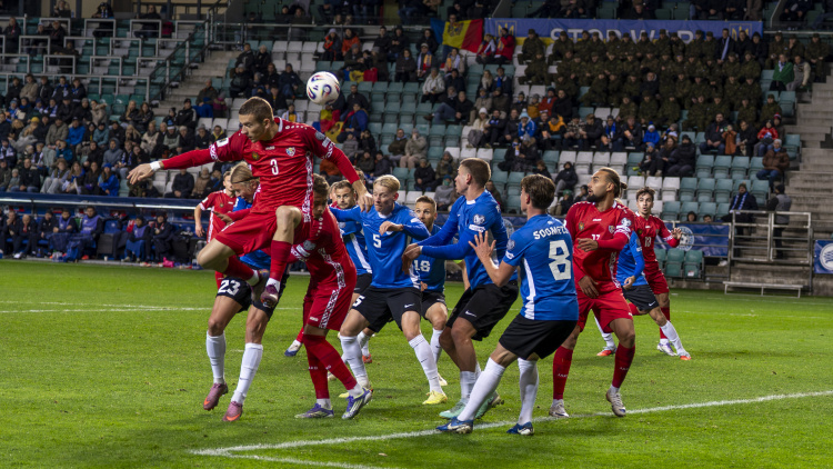 Estonia - Moldova 1-1. Rezumat