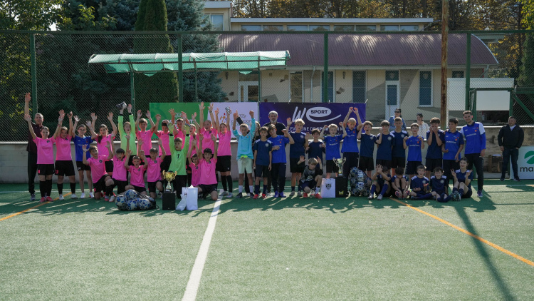 Săptămâna UEFA Grassroots. Liceul Teoretic Mihai Sadoveanu din Giurgiulești, câștigătoarea turneului în cadrul proiectului Fotbal în Școli