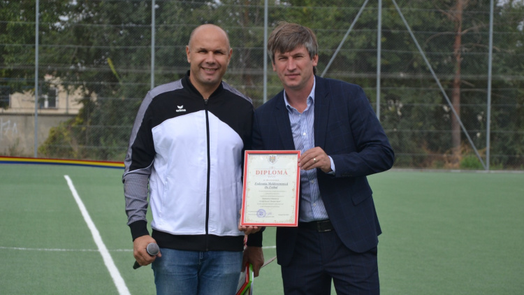 FMF, partener la inaugurarea terenului de fotbal de la LT „Alexandr Pușkin” din Anenii Noi