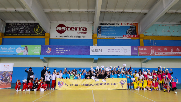Fotbal feminin. Etapa finală a Ligii WU10 din regiunea nord - o adevărată sărbătoare a fotbalului juvenil
