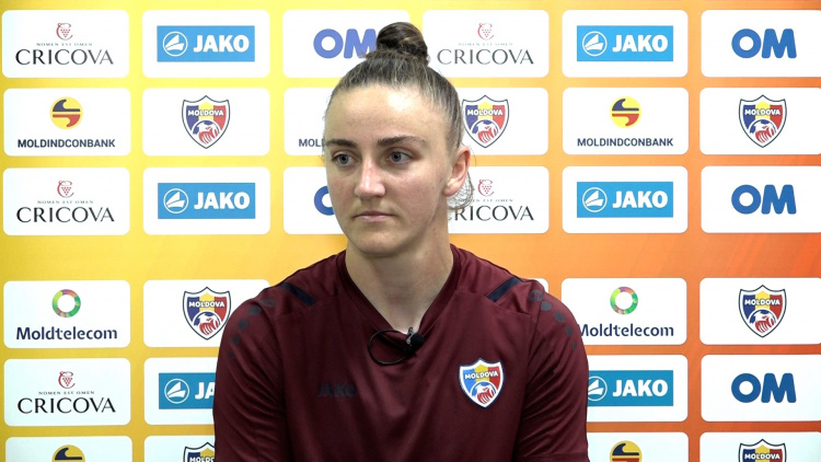 Fotbal feminin. Declarația jucătoarei Natalia Munteanu, înainte de meciul cu Macedonia de Nord
