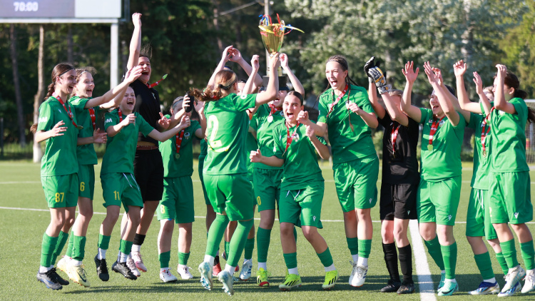 Fotbal feminin. FC Zimbru-Drăsliceni, prima deținătoare a Cupei Moldovei WU14