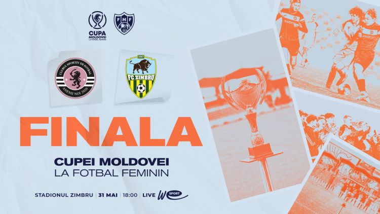 Fotbal feminin. Programul finalei Cupei Moldovei