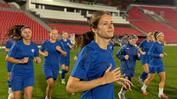Fotbal feminin. Ultimele antrenamente înainte de meciul amical cu Georgia