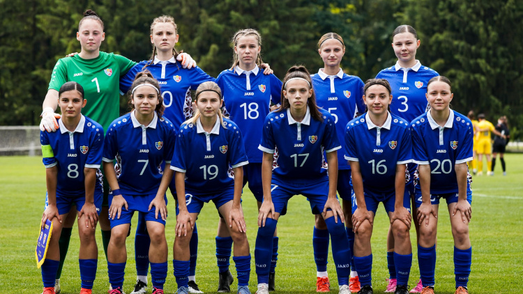 Fotbal feminin WU19. Moldova, remiză cu selecționata României