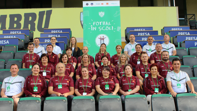 Fotbal în Școli. Noi cursuri de instruire pentru cadrele didactice