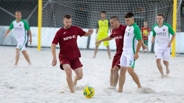 Fotbal pe plajă. Campionatul Moldovei. Rezultatele meciurilor din sferturile de finală