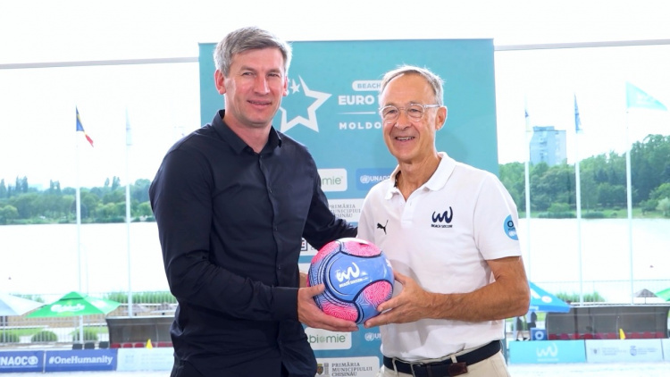 Fotbal pe plajă de anvergură internațională la Chișinău