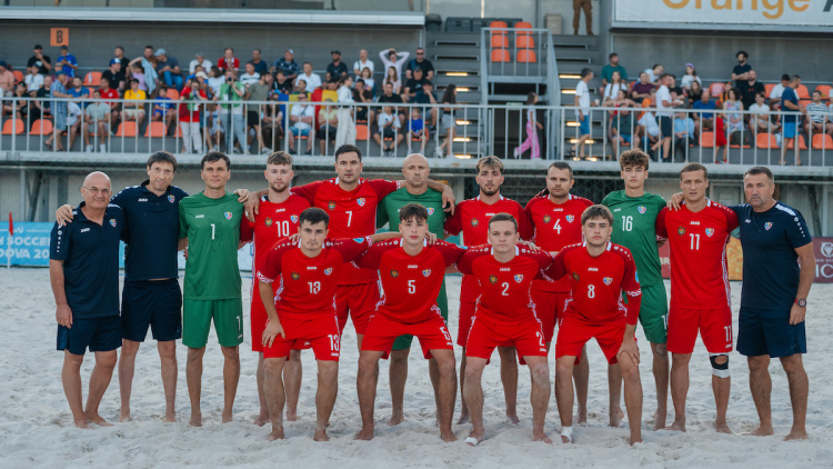 Fotbal pe plajă. Moldova începe cu o victorie la EURO, 2-1 cu Kazahstan!