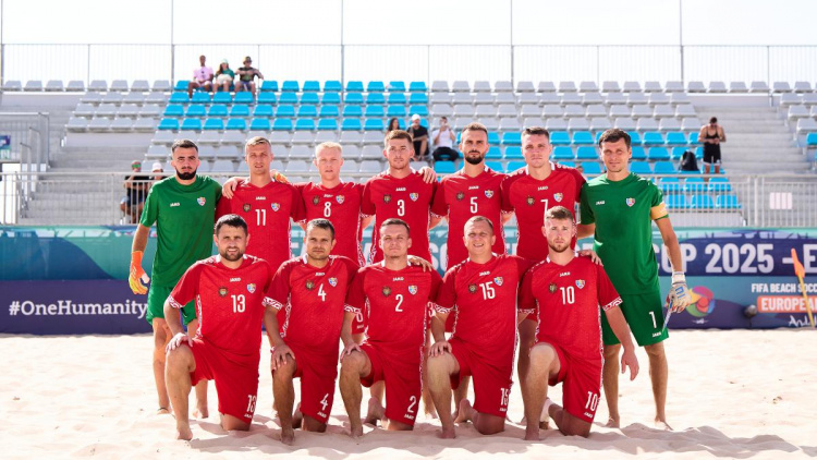 Fotbal pe plajă. Moldova a învins Belgia cu 6-4