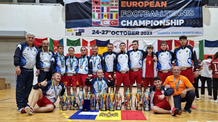Fotbal-tenis. Moldova, 12 medalii la Campionatul European 2023