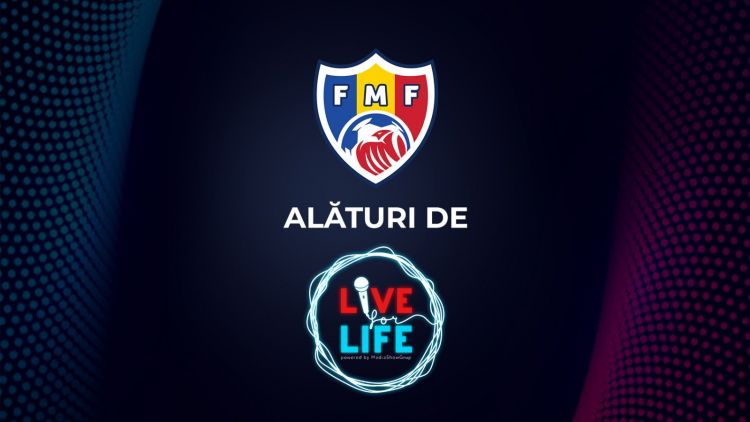Fotbalul Moldovenesc susține LIVE for LIFE