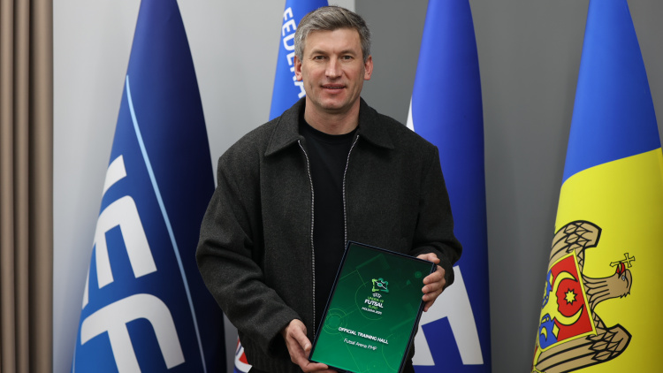 Futsal Arena FMF, distinsă de UEFA cu titlul „Official Training Hall”
