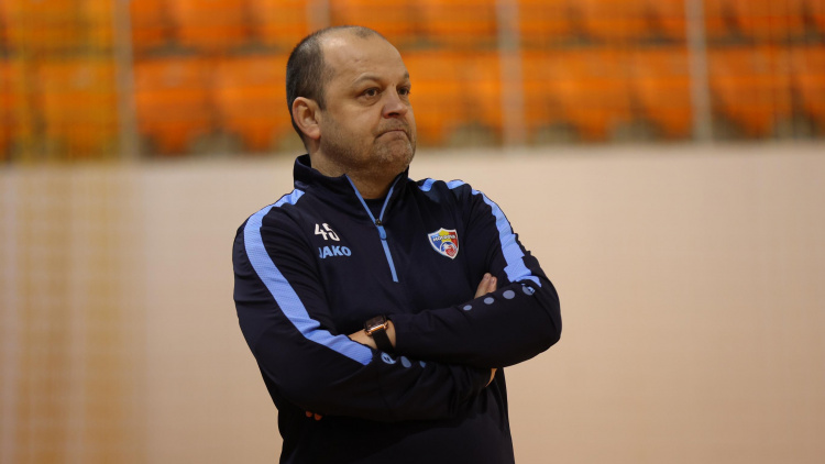 Futsal. Declarațiile selecționerului Vasile Arlet înaintea turneului internațional din Bulgaria
