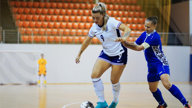 Futsal feminin. Moldova a cedat în meciul cu Anglia