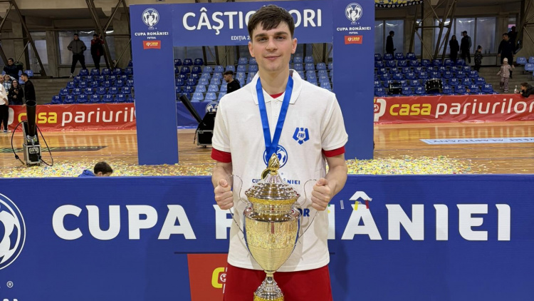 Futsal. Iulian Cojocaru a câștigat Cupa României cu United Galați (video)