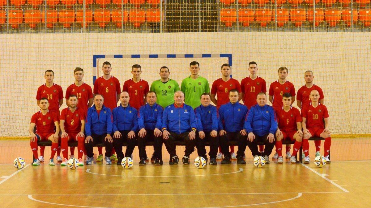 Futsal. Lotul Moldovei pentru meciurile de calificare