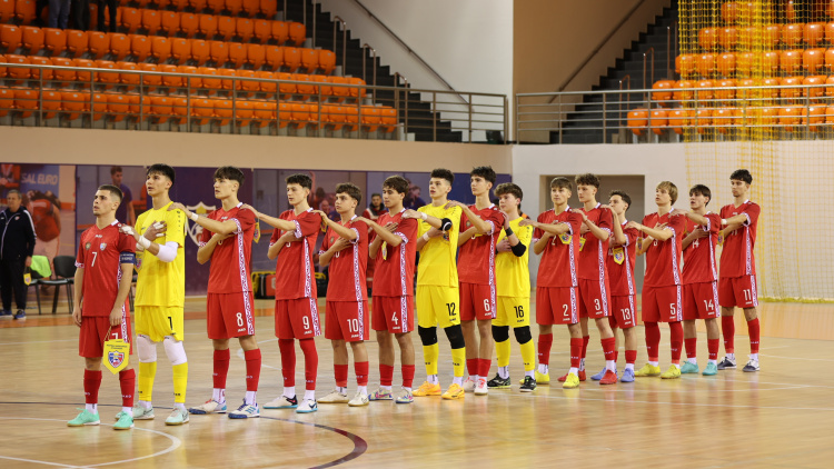 Futsal U19. Moldova a cedat în fața Letoniei în primul meci amical