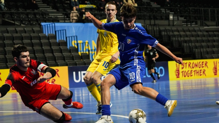 Futsal U19. Moldova, învinsă de Ucraina și în al doilea meci amical