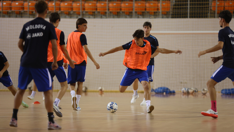 Futsal U19. Naționala Moldovei, în pregătiri pentru dubla cu Slovacia