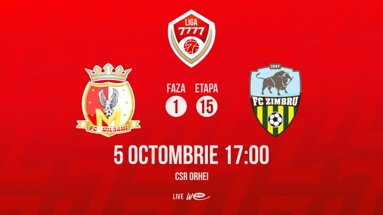 Liga 7777. FC Milsami - FC Zimbru. Avancronică