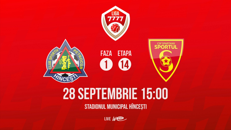 Liga 7777. FC Petrocub - CSF Spartanii Sportul. Avancronică