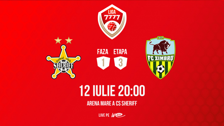 Liga 7777. FC Sheriff - FC Zimbru. Avancronică