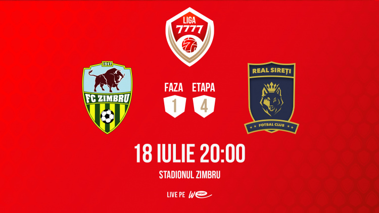 Liga 7777. FC Zimbru - FC Real Sireți. Avancronică