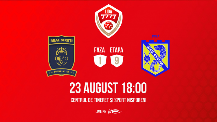 Liga 7777. Real Sireți - Dacia Buiucani. Avancronică