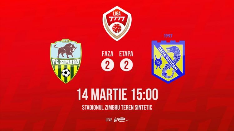 Liga 7777. Zimbru - Dacia Buiucani. Avancronică