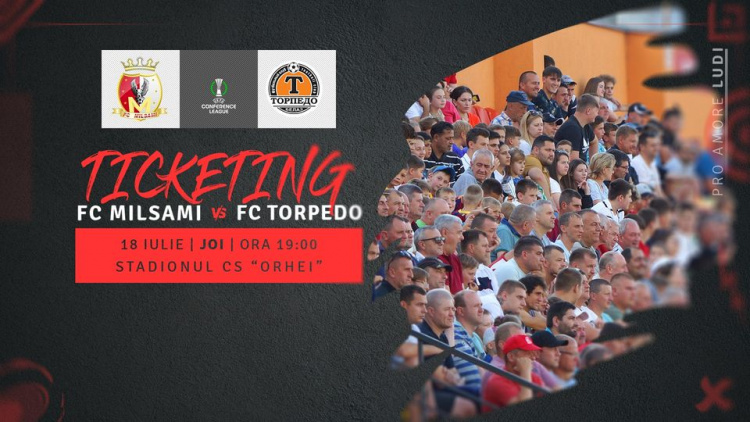 Liga Conferinței 2024/25. Milsami Orhei - Torpedo Zhodino. LIVE 19:00 la WE SPORT TV