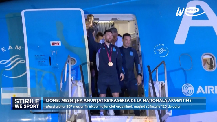Lionel Messi și-a anunțat retragerea de la naționala Argentinei