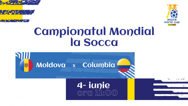 LIVE 11:00. Socca. Campionatul Mondial. Moldova vs Columbia