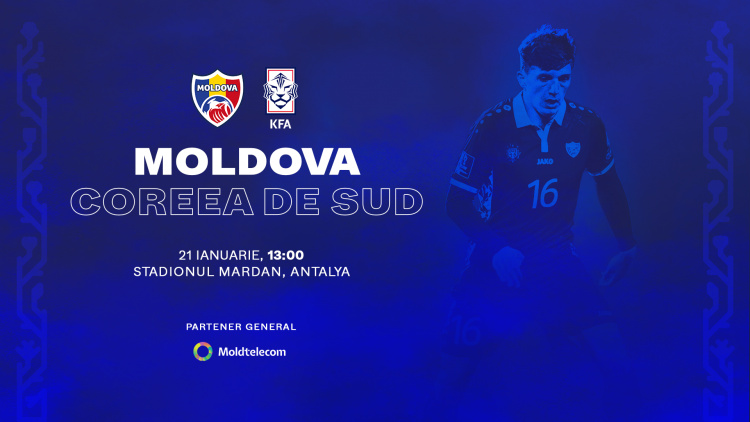LIVE 13:00. Coreea de Sud - Moldova