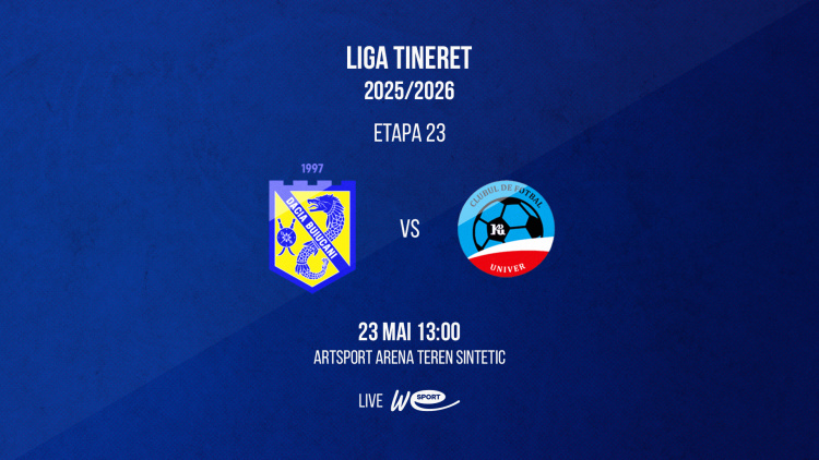 LIVE 13:00. Liga Tineret. Dacia Buiucani - Univer