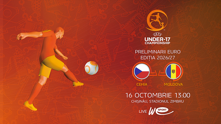 LIVE 13:00. U17. Cehia - Moldova