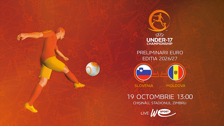 LIVE 13:00. U17. Slovenia - Moldova
