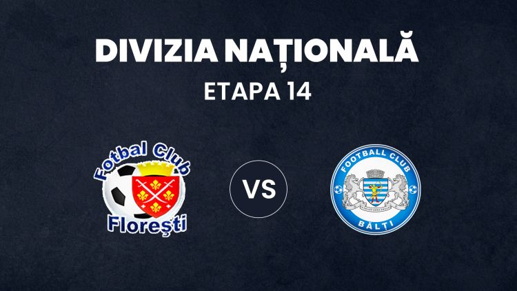 LIVE 15:00. FC Florești – CSF Bălți