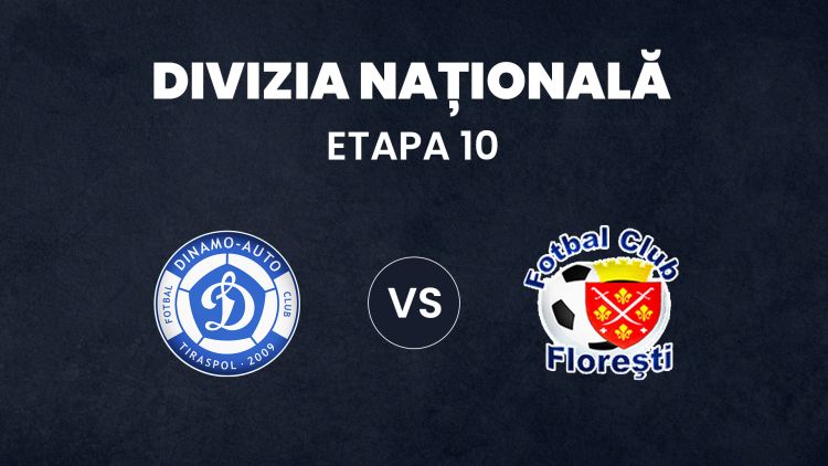 LIVE 17:00. Dinamo-Auto – FC Florești